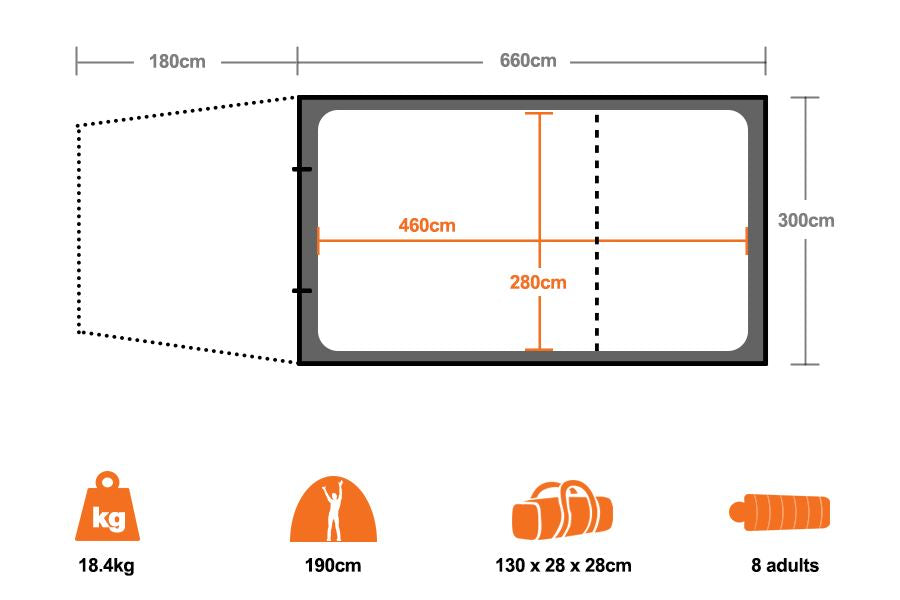 Oztrail Fast Frame Cruiser 300 Plus