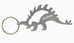 Munkees Bottle Opener Stegosaurus - Silver