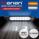 Manan Dual LED Awning Light 12V Amber