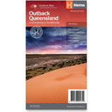 Hema Outback Queensland Map