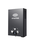 Smarttek Black Gas Hot Water System + 4.3LPM Pump Pack