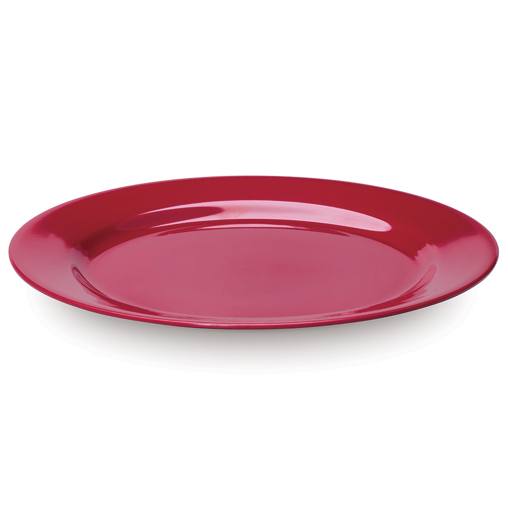 Campfire Dinner Plate - red