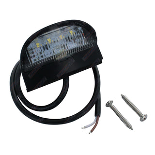 White Vision Licence Plate LED 9-33V DC